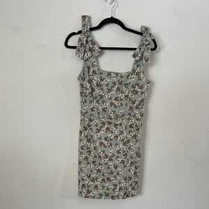 Floral Print Sleeveless Dress